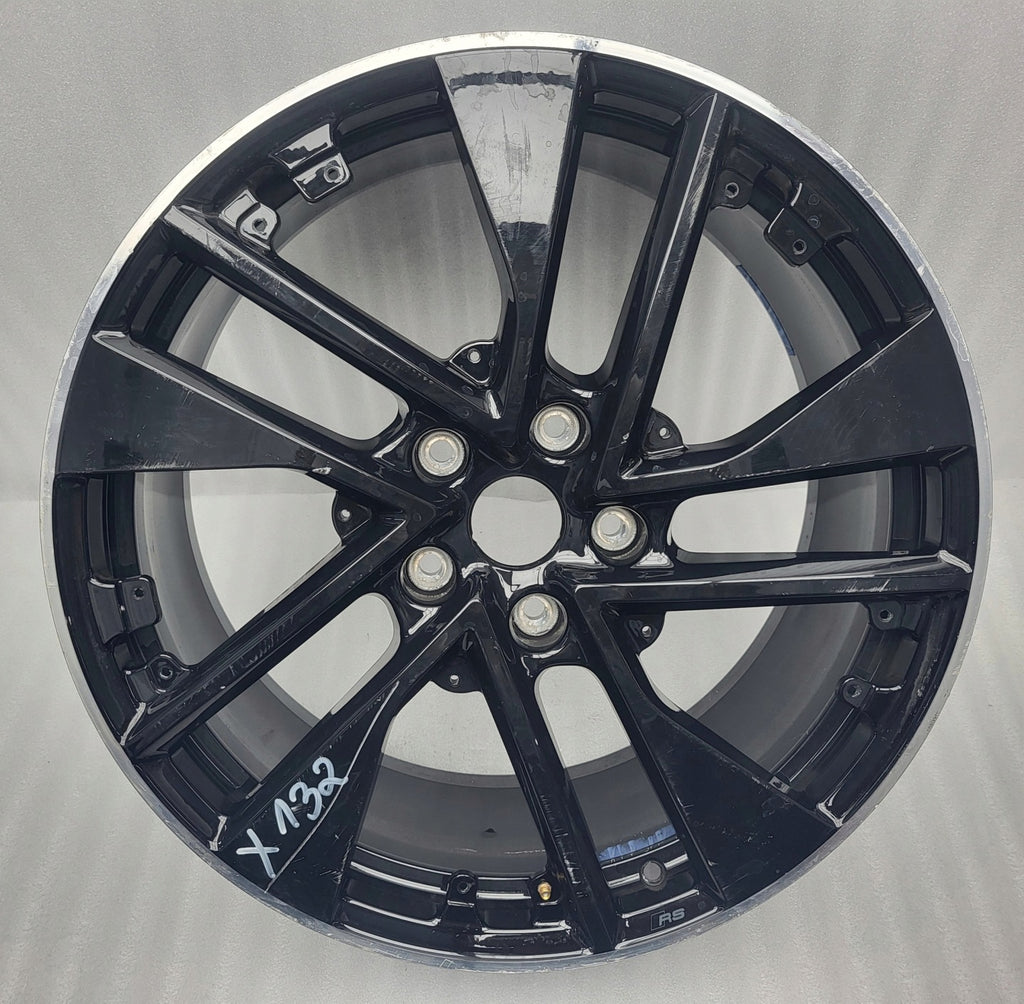 1x Alufelge 21 Zoll 9.5" 5x130 60ET Glanz Schwarz 4J3601025AA Audi E-Tron Gt FEL9692272054xz