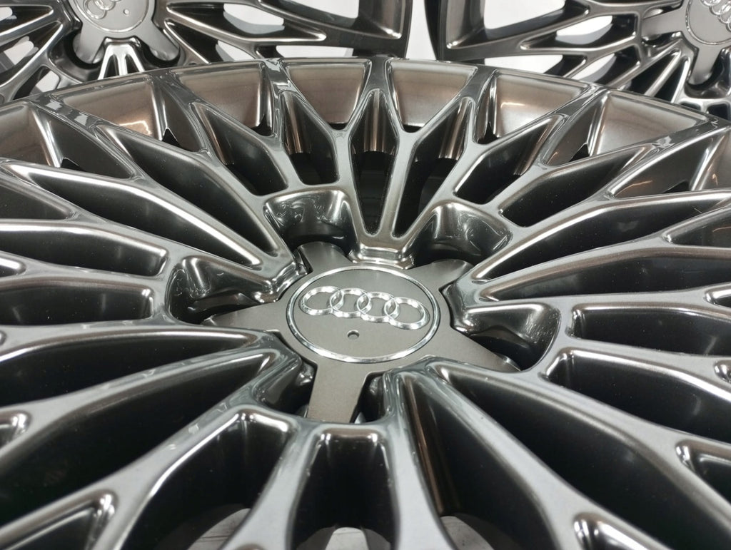 4x Alufelge 18 Zoll 8.0" 5x112 46ET Glanz Silber 8V0601025AE Audi A3 Rim Wheel FEL7769582790ri