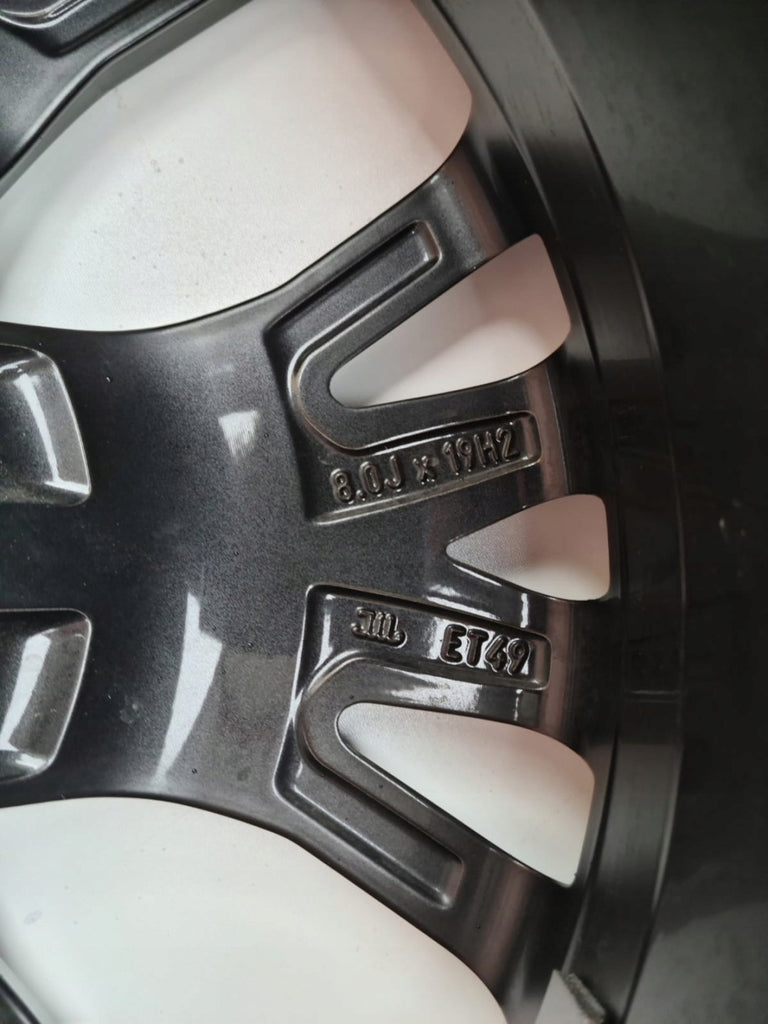 1x Alufelge 19 Zoll 8.0" 5x112 49ET Matt Schwarz 5FA601025R Seat Rim Wheel FEL9579919805lb