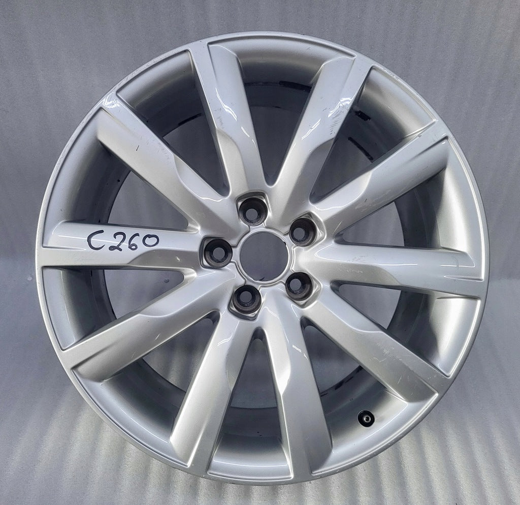1x Alufelge 19 Zoll 8.0" 5x112 39ET Glanz Silber 8R0601025 Audi Q5 Rim Wheel FEL9113858194mm