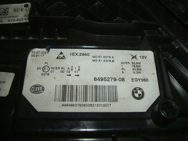 Frontscheinwerfer BMW 5 G30 8495279-08 Links Scheinwerfer Headlight SCH7013687642dm