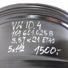 Load image into Gallery viewer, 1x Alufelge 21 Zoll 8.5" 5x112 40ET Glanz Schwarz 11A601025 VW Id.4 Rim Wheel FEL1219732801wy