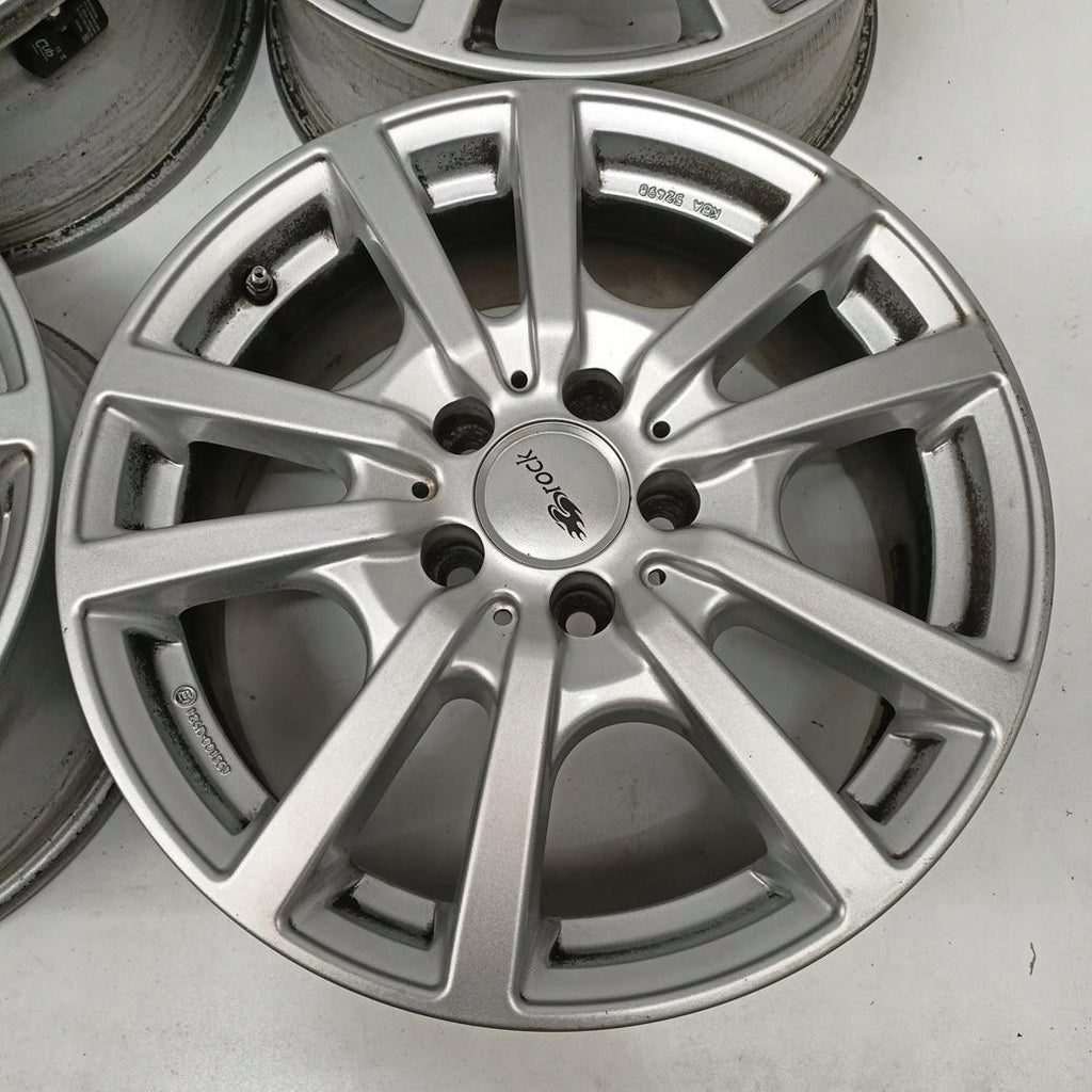 4x Alufelge 17 Zoll 7.0" 5x112 51ET Glanz Silber Audi I Rim Wheel FEL2385732160ny