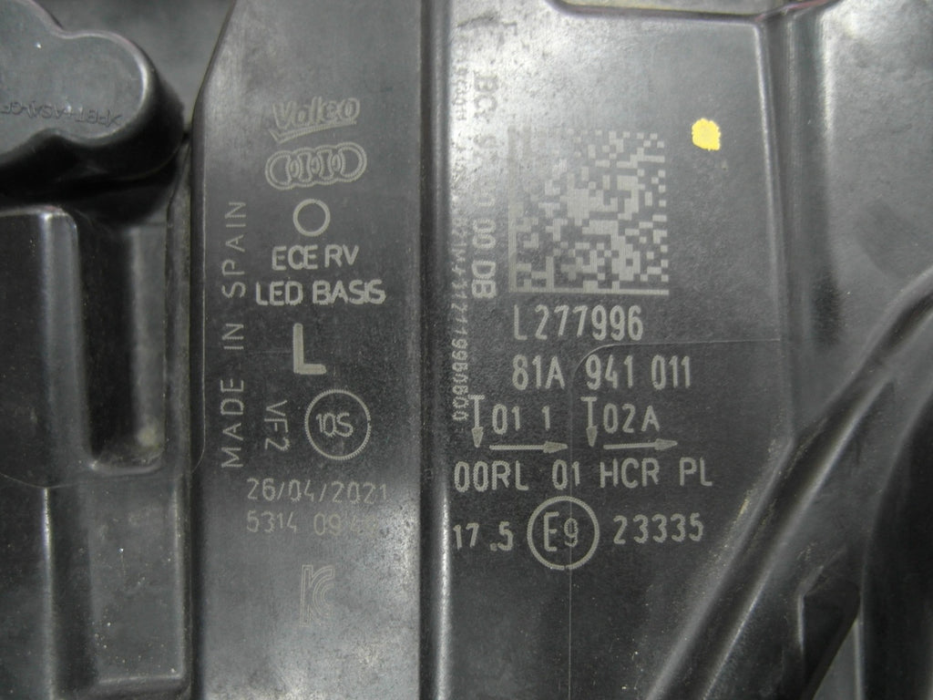 Frontscheinwerfer Audi Q2 81A941011 Full LED Links Scheinwerfer Headlight SCH5570400824oy