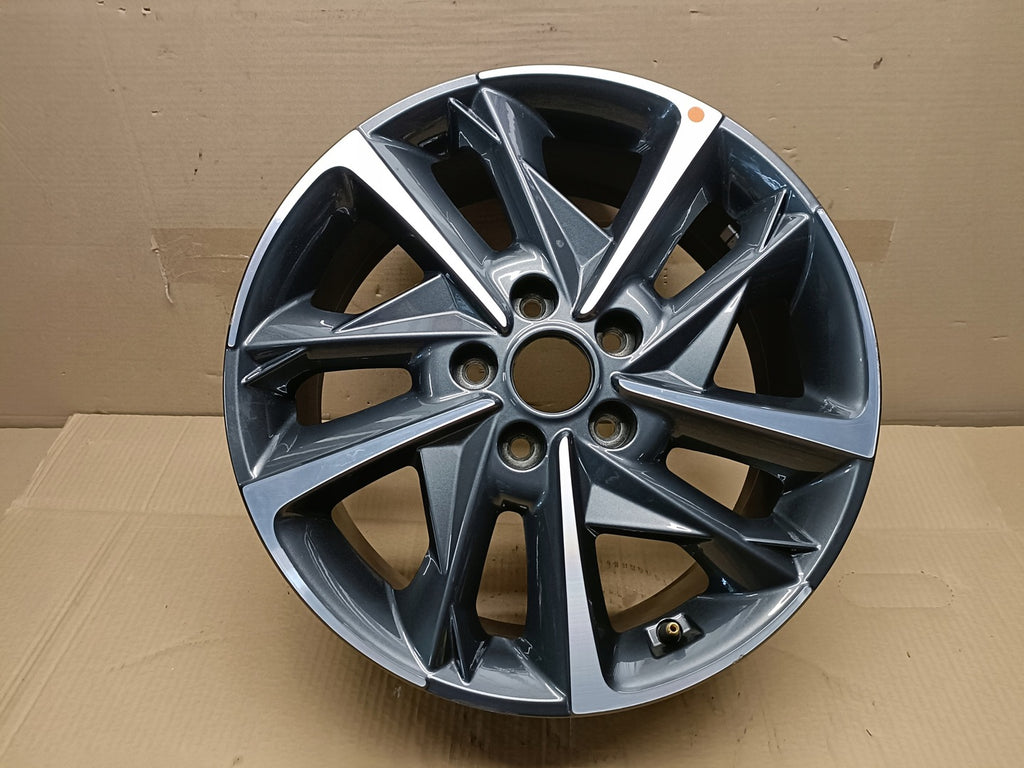 1x Alufelge 17 Zoll 7.0" 5x114.3 53ET Glanz Graphit 52910-64700 Hyundai Mg