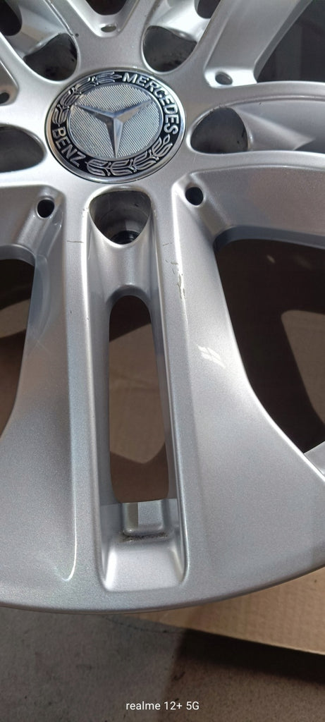 4x Alufelge 17 Zoll 7.5" 5x112 45ET Glanz Silber A2074010602 Mercedes-Benz FEL5272323327ki