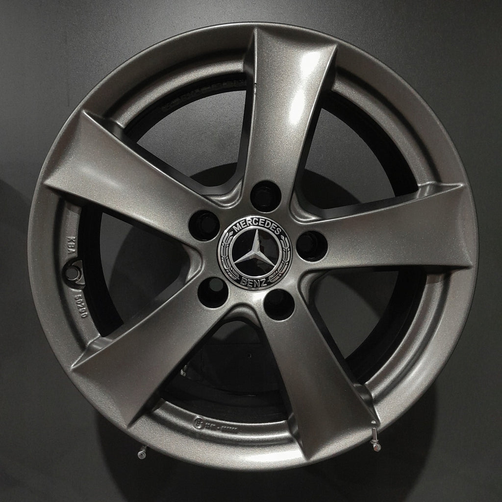 4x Alufelge 16 Zoll 6.5" 5x112 38ET KBA50290 Mercedes-Benz W176 W177 Rim Wheel FEL6001943387ud