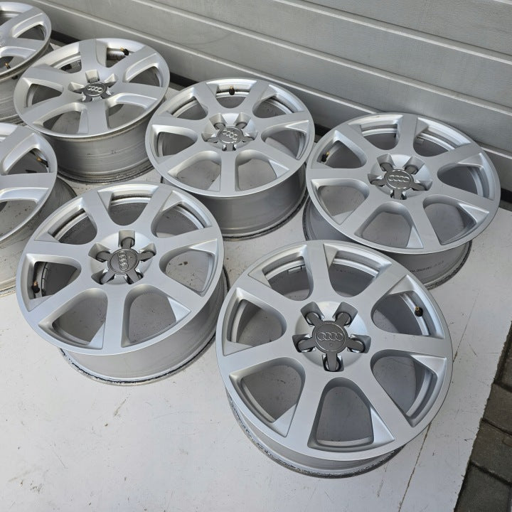 4x Alufelge 17 Zoll 7.0" 5x112 37ET Glanz 8R0601025E Audi C6 B8 Rim Wheel FEL9661292970cj