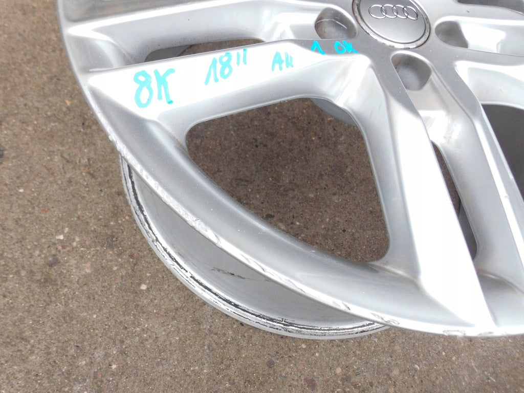 4x Alufelge 18 Zoll 8.0" 5x112 39ET Glanz Silber 4G0601025BL Audi C7 A4 B8 FEL7133535828ss