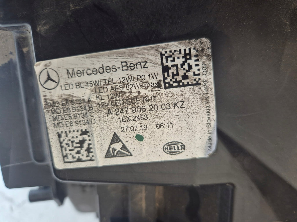 Frontscheinwerfer Mercedes-Benz W247 A2479062003 LED Rechts Headlight SCH6839652755wj