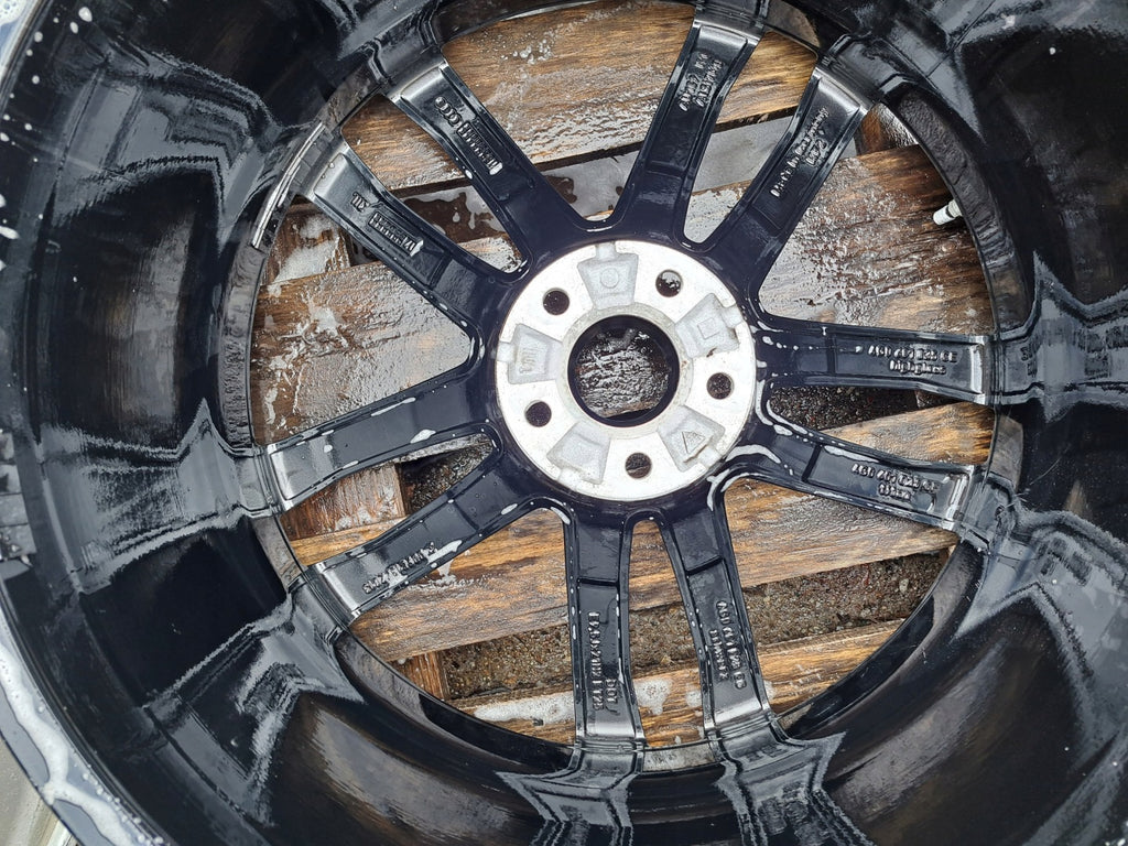 1x Alufelge 21 Zoll 9.5" 5x112 25ET Glanz Schwarz 4G0601025CG Audi Rim Wheel FEL6496367791xc