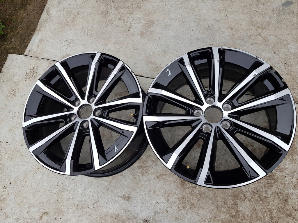 1x Alufelge 18 Zoll 8.0" 5x108 42ET Glanz Schwarz 32358646 Volvo S60 V60 V90