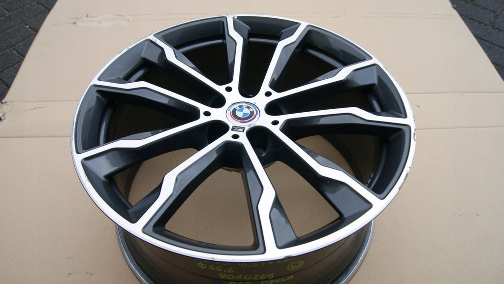 1x Alufelge 20 Zoll 9.0" 5x112 43ET Glanz Graphit 8010269 BMW G01 G02 Rim Wheel FEL9969111499mr