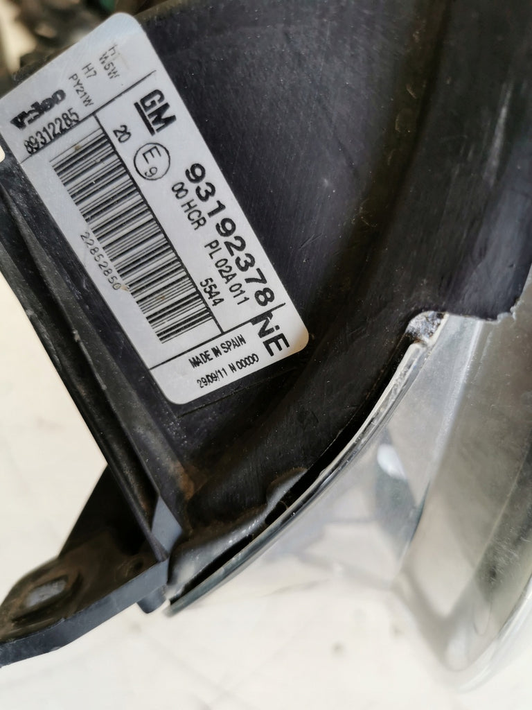 Frontscheinwerfer Opel Signum Vectra C 93192378 89312285 Rechts Headlight SCH1513258025ck