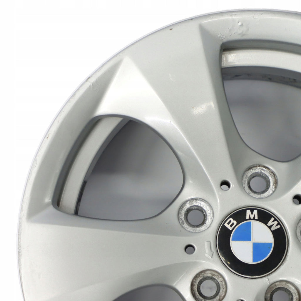 1x Alufelge 16 Zoll 7.0" 5x120 31ET Glanz Silber 6795805 BMW E91 F30 E90