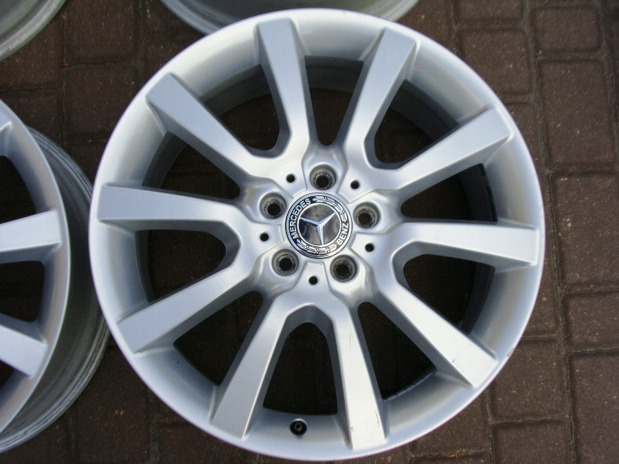 4x Alufelge 19 Zoll 8.0" 5x112 60ET Glanz Silber A1644017302 Mercedes-Benz FEL4983084492ou