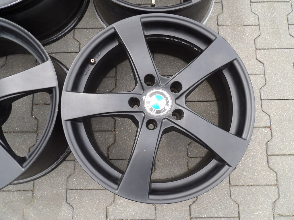 4x Alufelge 18 Zoll 8.0" 5x120 30ET Matt Schwarz BMW Rim Wheel FEL7954528340qe