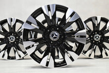 Laden Sie das Bild in den Galerie-Viewer, 4x Alufelge 18 Zoll 8.5&quot; 5x112 43ET Glanz Schwarz A2214017402 Mercedes-Benz W221