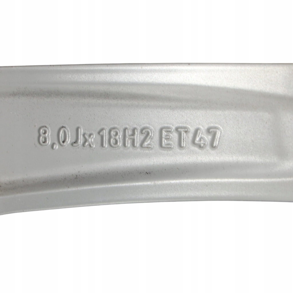 1x Alufelge 18 Zoll 8.0" 5x112 47ET Glanz Silber 8K0601025BT Audi A4 B8 FEL4432190362uk