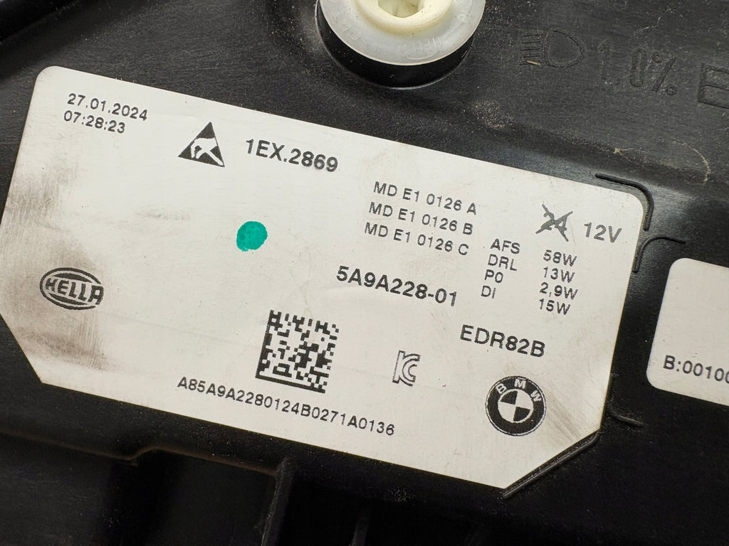 Frontscheinwerfer BMW X1 5A9A228-01 Full LED Rechts Scheinwerfer Headlight