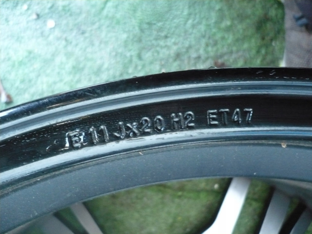 1x Alufelge 20 Zoll 11.0" 5x112 47ET Glanz Schwarz 4S0601025AJ Audi Super FEL1847385637rc