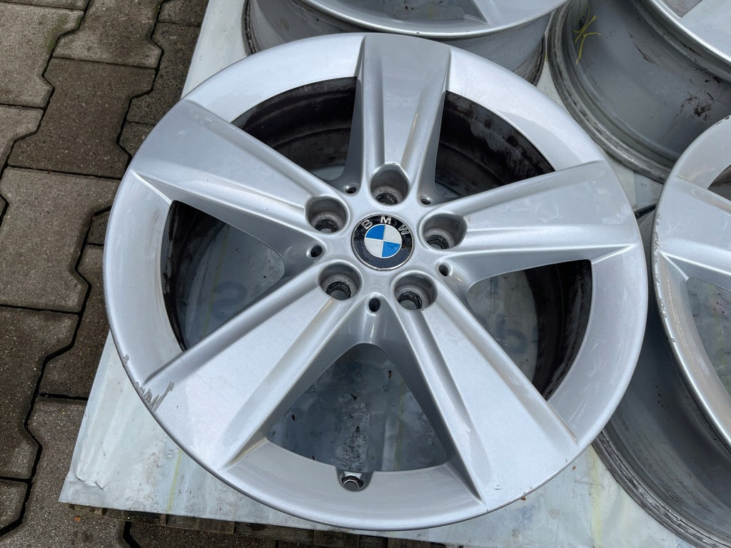 4x Alufelge 17 Zoll 7.5" 5x112 54ET Glanz Silber BMW6855087 BMW Rim Wheel FEL4687240391ea