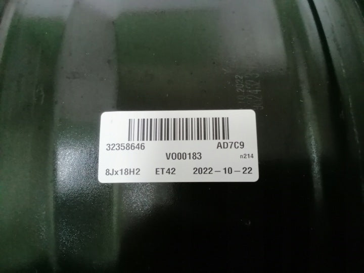 1x Alufelge 18 Zoll 8.0" 5x108 32358646 Volvo V60 Rim Wheel FEL2945496630zx
