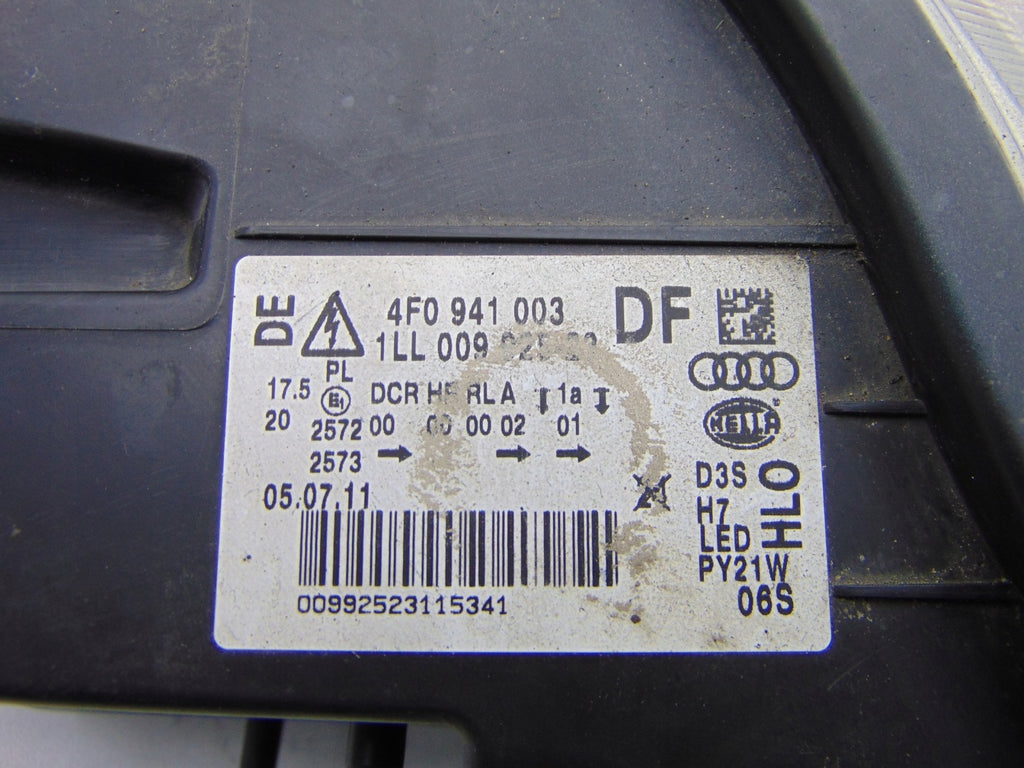 Frontscheinwerfer Audi A6 C6 4F0941003DF Links Scheinwerfer Headlight SCH9970610751gn