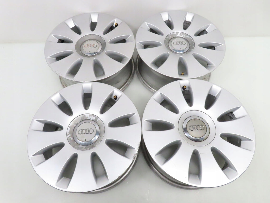 4x Alufelge 16 Zoll 7.0" 5x112 35ET Glanz Silber 4F0601025N Audi A6 A4 Rim Wheel FEL1230362651ww