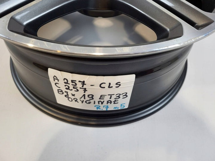 1x Alufelge 19 Zoll 8.0" 5x112 33ET A2574011200 Mercedes-Benz Cls Rim Wheel FEL9581839894bk