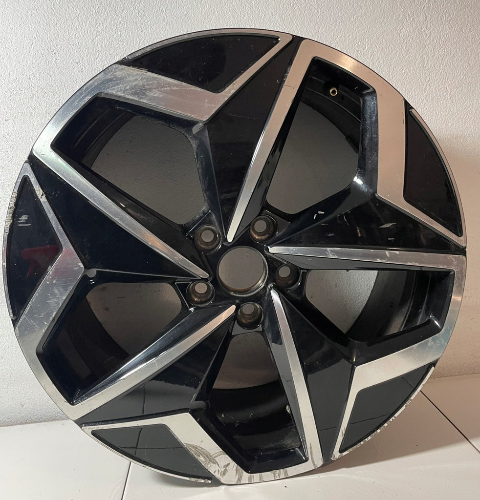 1x Alufelge 19 Zoll 7.5" 5x112 50ET Glanz Schwarz 10A601025J VW I Rim Wheel FEL6782530578hk