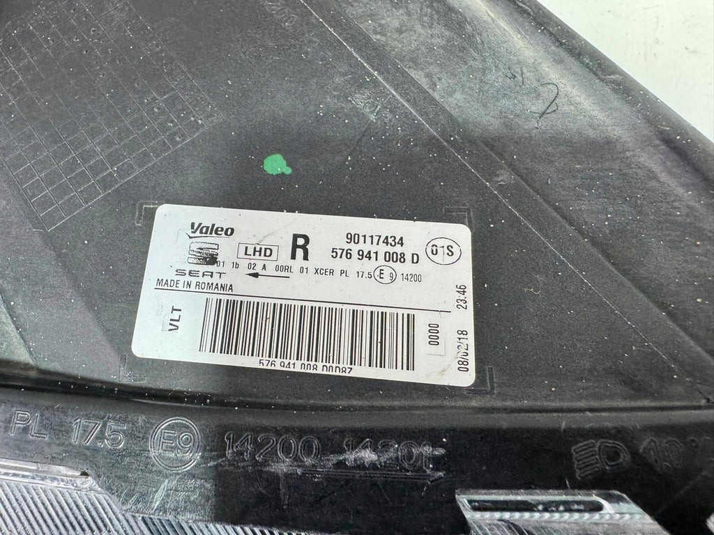 Frontscheinwerfer Seat Ateca 576941008D LED Rechts Scheinwerfer Headlight