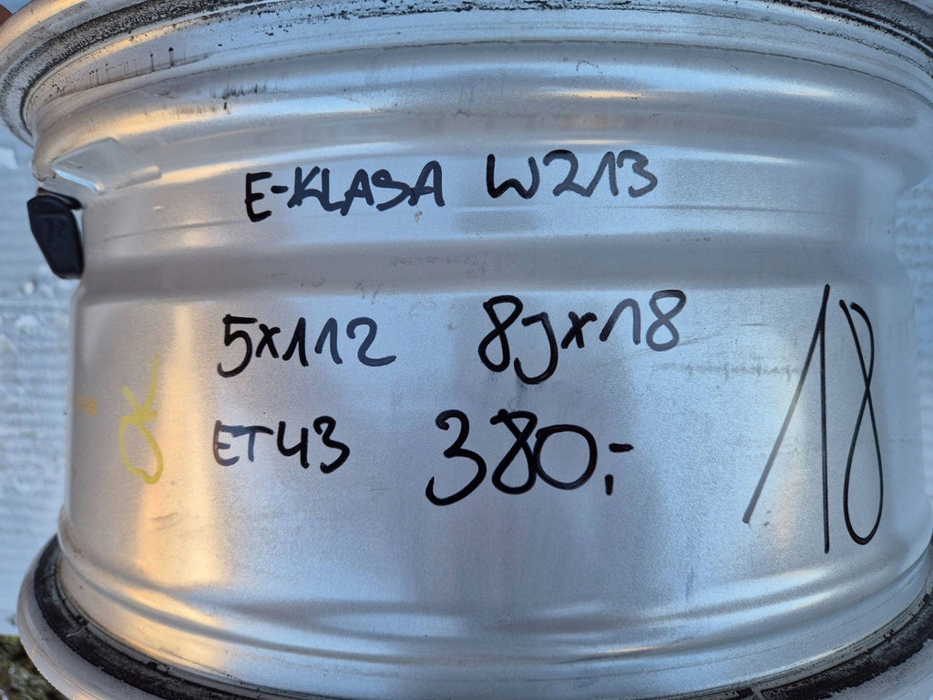 1x Alufelge 18 Zoll 8.0" 5x112 43ET A2134011100 Mercedes-Benz W213 Rim Wheel FEL2911730118vz