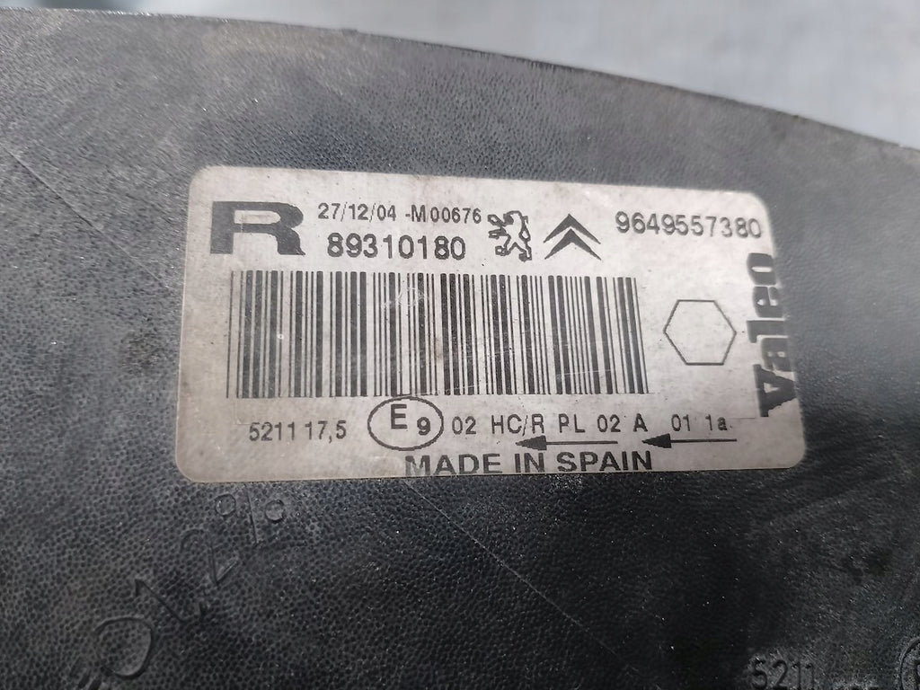 Frontscheinwerfer Citroën Xsara Picasso 9649557480 9649557380 Rechts oder Links