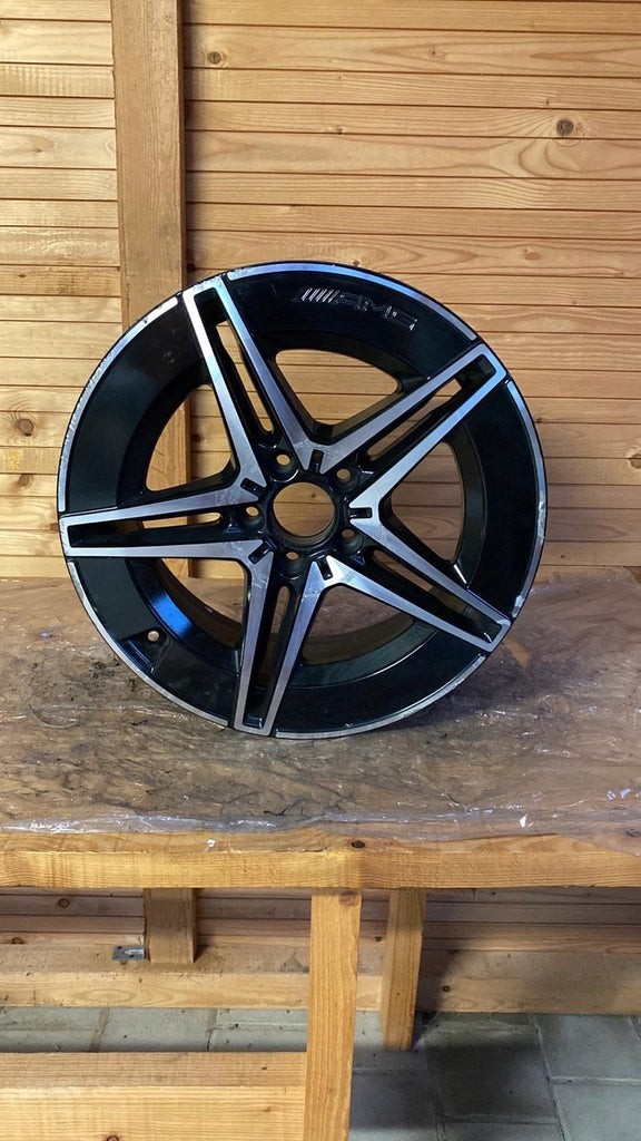 1x Alufelge 18 Zoll 9.0" 5x112 58ET Glanz Graphit A2064016600 Mercedes-Benz W206