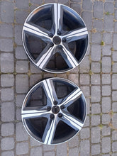 Load image into Gallery viewer, 1x Alufelge 18 Zoll 8.0" 5x108 55ET Glanz Schwarz 31445218 Volvo V70 V60 Xc60 FEL9515161100ci