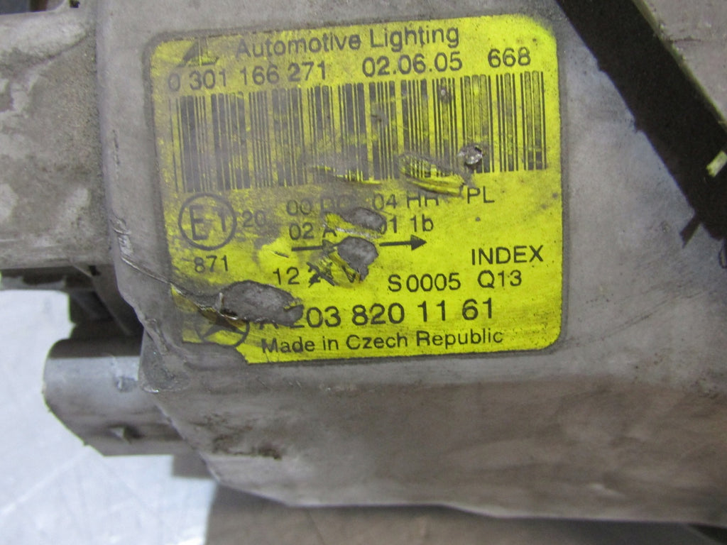 Frontscheinwerfer Mercedes-Benz W203 A2038201161 Xenon Links Headlight SCH5641586694wx