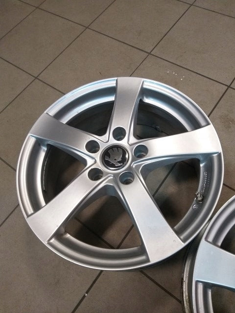 1x Alufelge 16 Zoll 6.5" 5x112 Rim Wheel FEL6743285803af