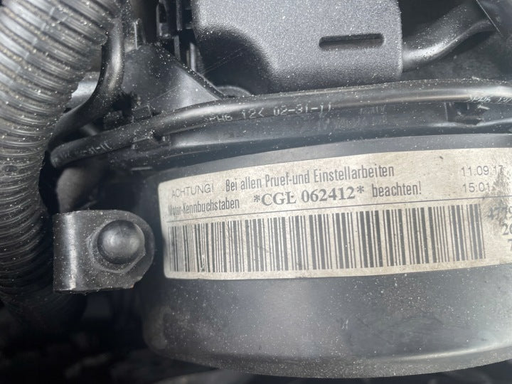 Motor Audi A6 C7 CGL 2.0 TDI 177PS 130kW 399TKm Diesel Engine Unkomplett MOT9534114786ez