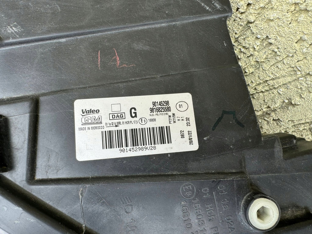 Frontscheinwerfer Opel E Combo 9816825580 90145298 Links Scheinwerfer Headlight SCH8969168514di