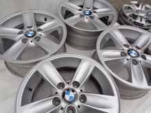 Load image into Gallery viewer, 4x Alufelge 16 Zoll 7.0" 5x120 44ET Silber 6775619 BMW E88 E81 E91 E90 E82 E87 FEL9478257573jg