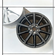 Load image into Gallery viewer, 1x Alufelge 18 Zoll 7.5&quot; 5x100 46ET Glanz Schwarz 82A601025AN Audi Rim Wheel