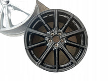 Load image into Gallery viewer, 1x Alufelge 18 Zoll 7.5&quot; 5x100 46ET Glanz Schwarz 82A601025AN Audi Rim Wheel