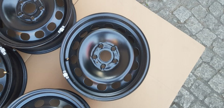4x Alufelge 16 Zoll 6.5" 5x112 43ET Matt Schwarz 8V0601027A Audi Rim Wheel FEL6713224674ls