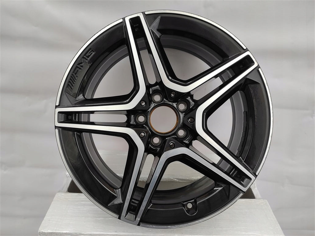 1x Alufelge 18 Zoll 7.5" 5x112 44ET A2054019500 Mercedes-Benz Amg Rim Wheel