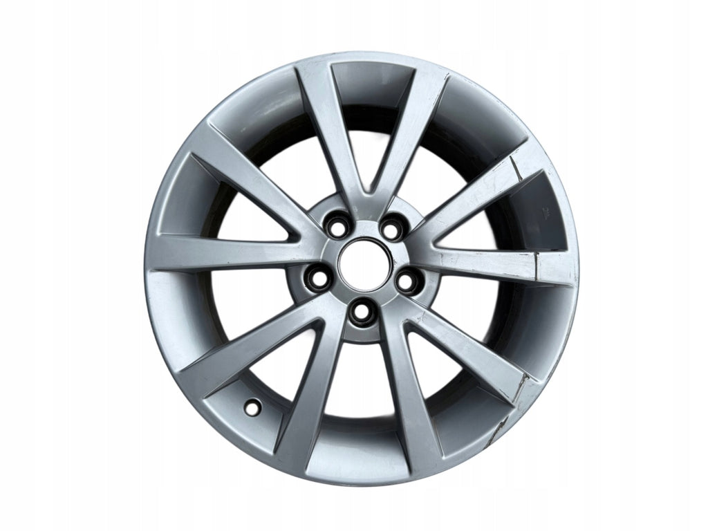 1x Alufelge 16 Zoll 6.5" 5x100 43ET Glanz Silber 5J0601025AA Skoda Roomster FEL1667278754ui