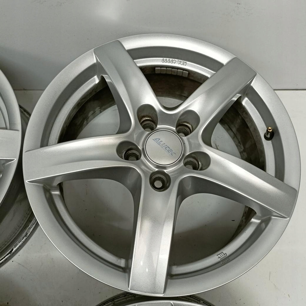 4x Alufelge 17 Zoll 7.5" 5x112 48ET Glanz Silber Audi I Rim Wheel FEL1253794492rw