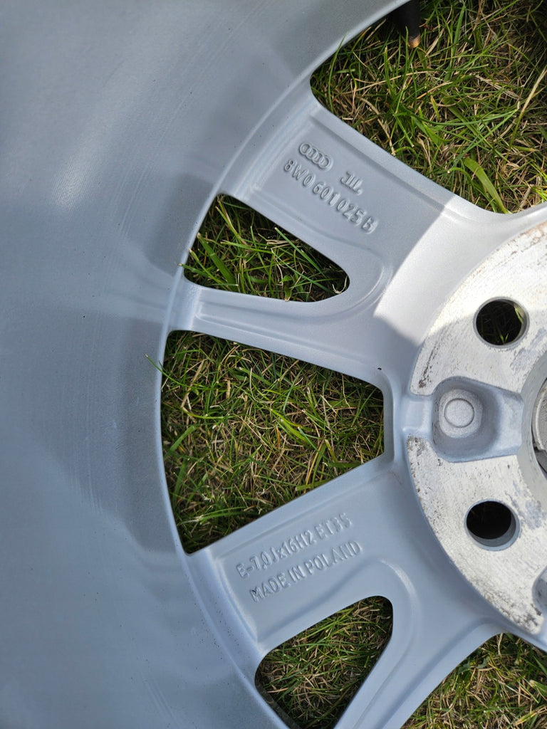 4x Alufelge 16 Zoll 7.0" 5x112 35ET Glanz Silber 8W0601025B Audi A4 Rim Wheel FEL6317133558sb