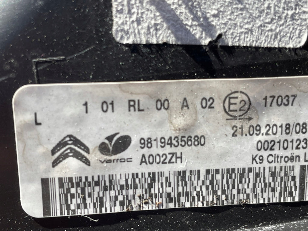 Frontscheinwerfer Citroën Berlingo 9819435680 Ein Stück (Rechts oder Links)