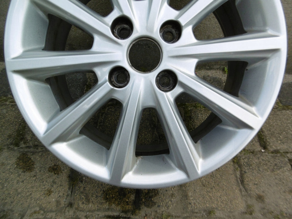 1x Alufelge 16 Zoll 6.5" 4x108 47 5ET H1BC-1007-B1A Ford Fiesta Rim Wheel